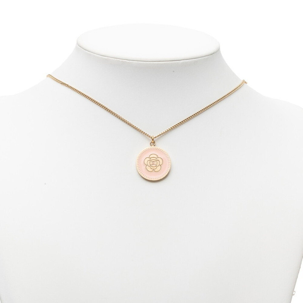 CHANEL Vintage Pink Logo Necklace - Picture 5 of 5